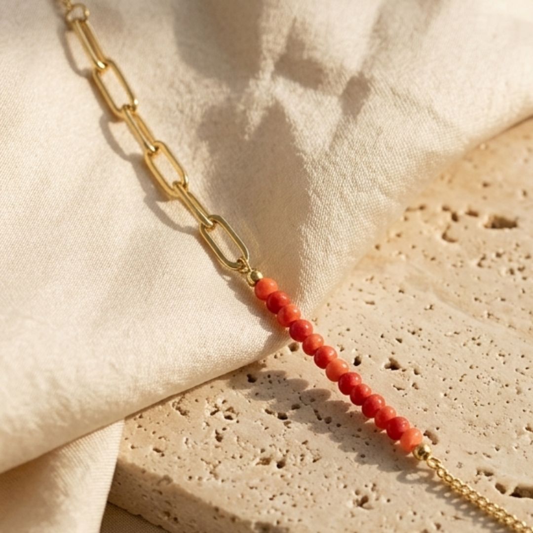 Chaîne de lunettes Vague Corail