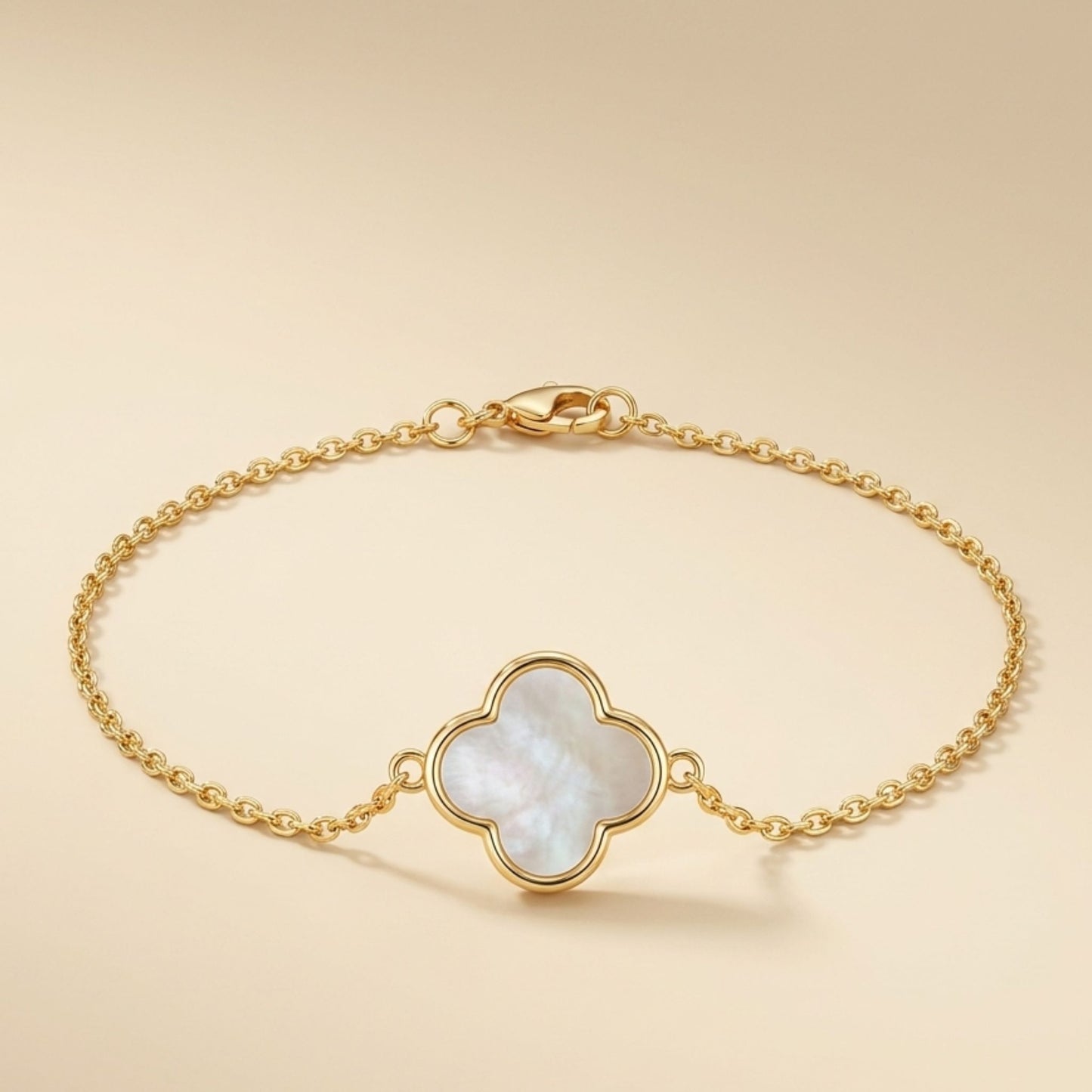 Bracelet Trèfle Nacré