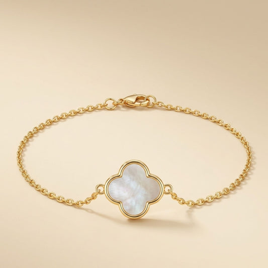 Bracelet Trèfle Nacré