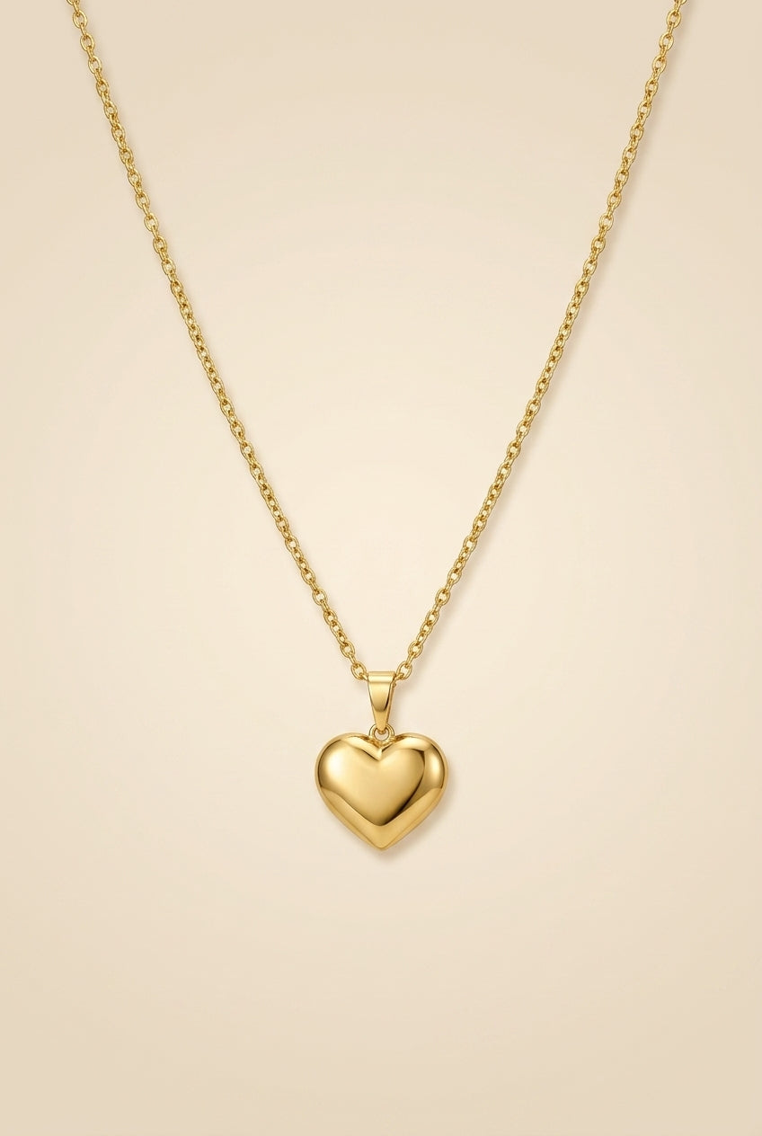 Collier Cœur Doré