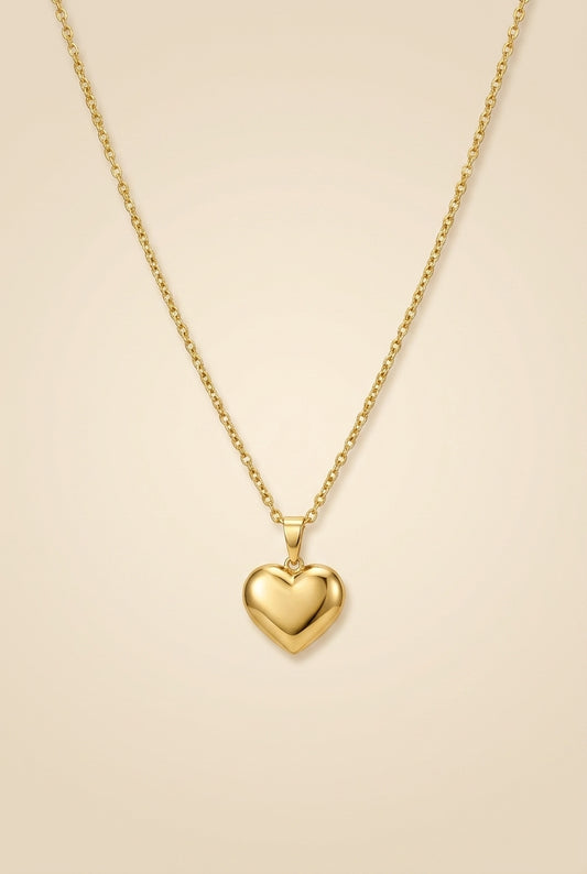 Collier Cœur Doré