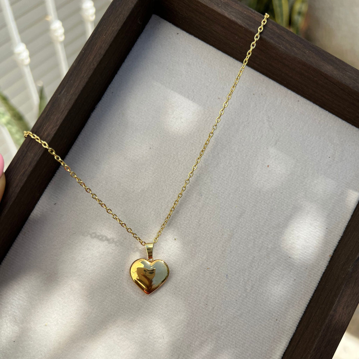 Collier Cœur Doré